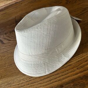 NWT Fedora Hat Unisex White Size M